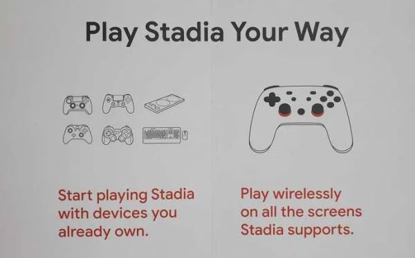 Google Stadia позволит играть с любимым геймпадом